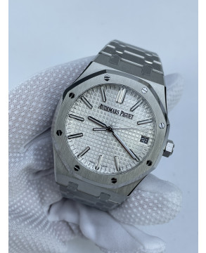 (준비완료/특급배송)NO.2785/ZF공장 오데마피게 로얄오크 15510 50주년 화이트다이얼