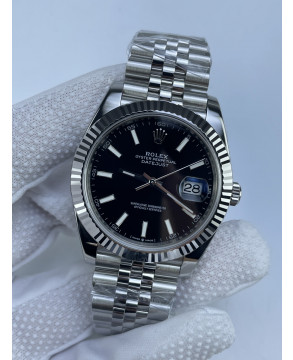 (준비완료/특급배송)NO.3180/롤렉스 데이저스트 126334 41미리 블랙다이얼 바인덱스 QP공장